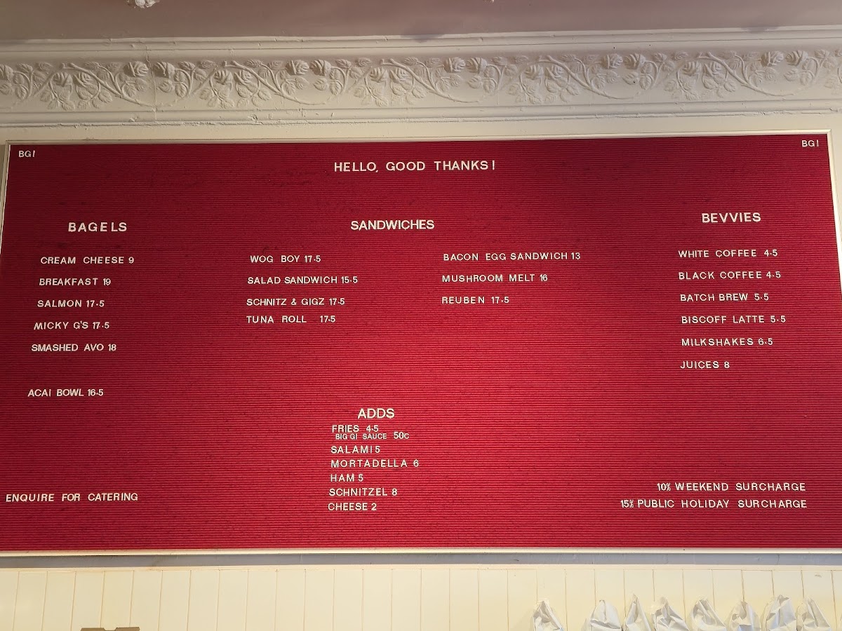 Menu By George Coffee-1